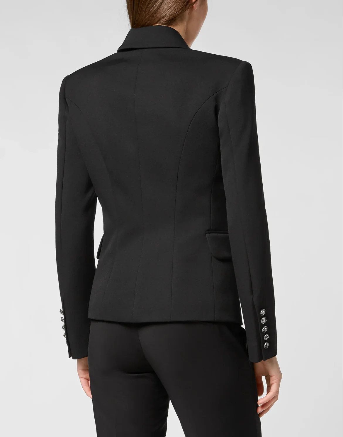 Fitted Blazer, цвет: Черный
