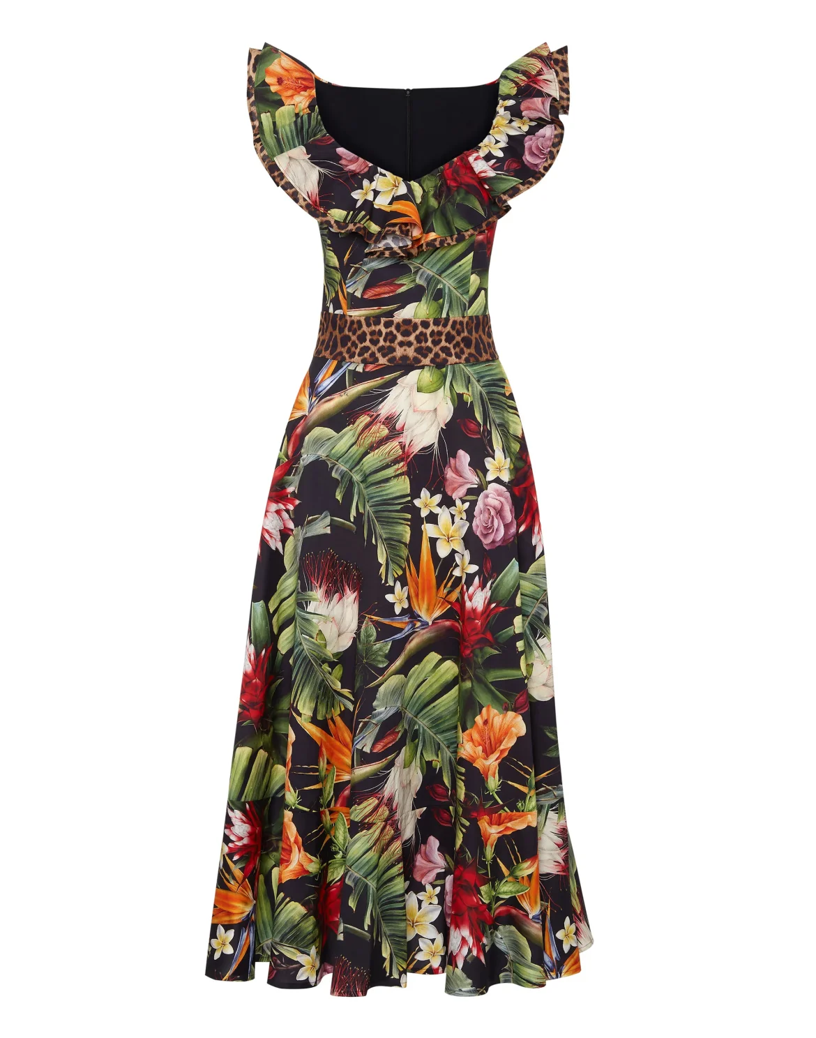 Long Dress Flowers, цвет: Черный