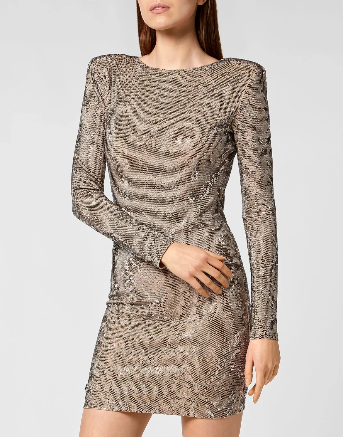 NEVADA  PYTHON  CRYSTAL  DRESS with Crystals, цвет: Мультиколор