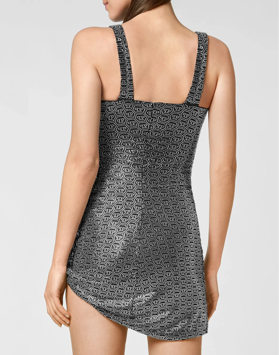 VENUS  MONOGRAM  DRESS with Crystals, цвет: Черный