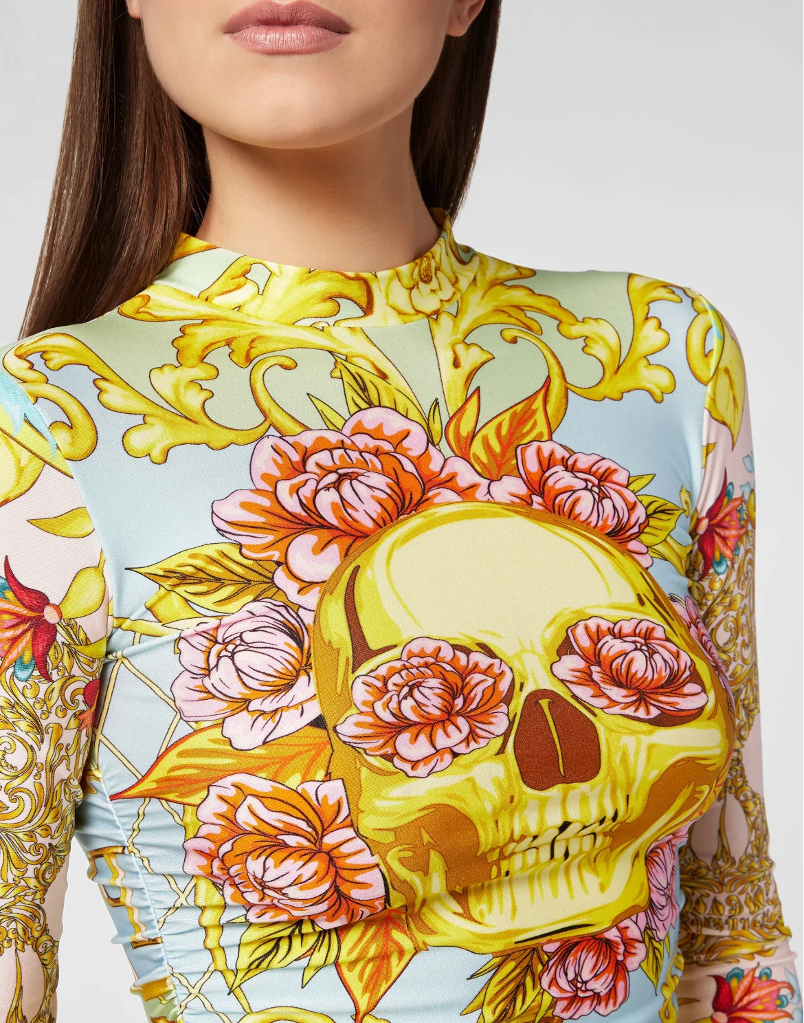 Short Dress Baroque, цвет: Мультиколор