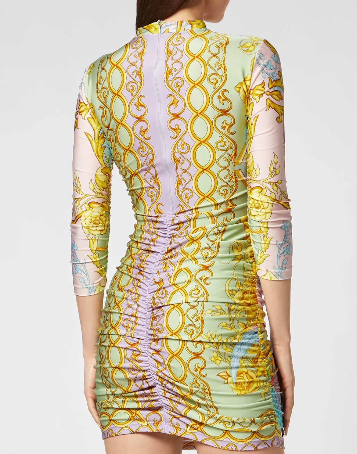 Short Dress Baroque, цвет: Мультиколор
