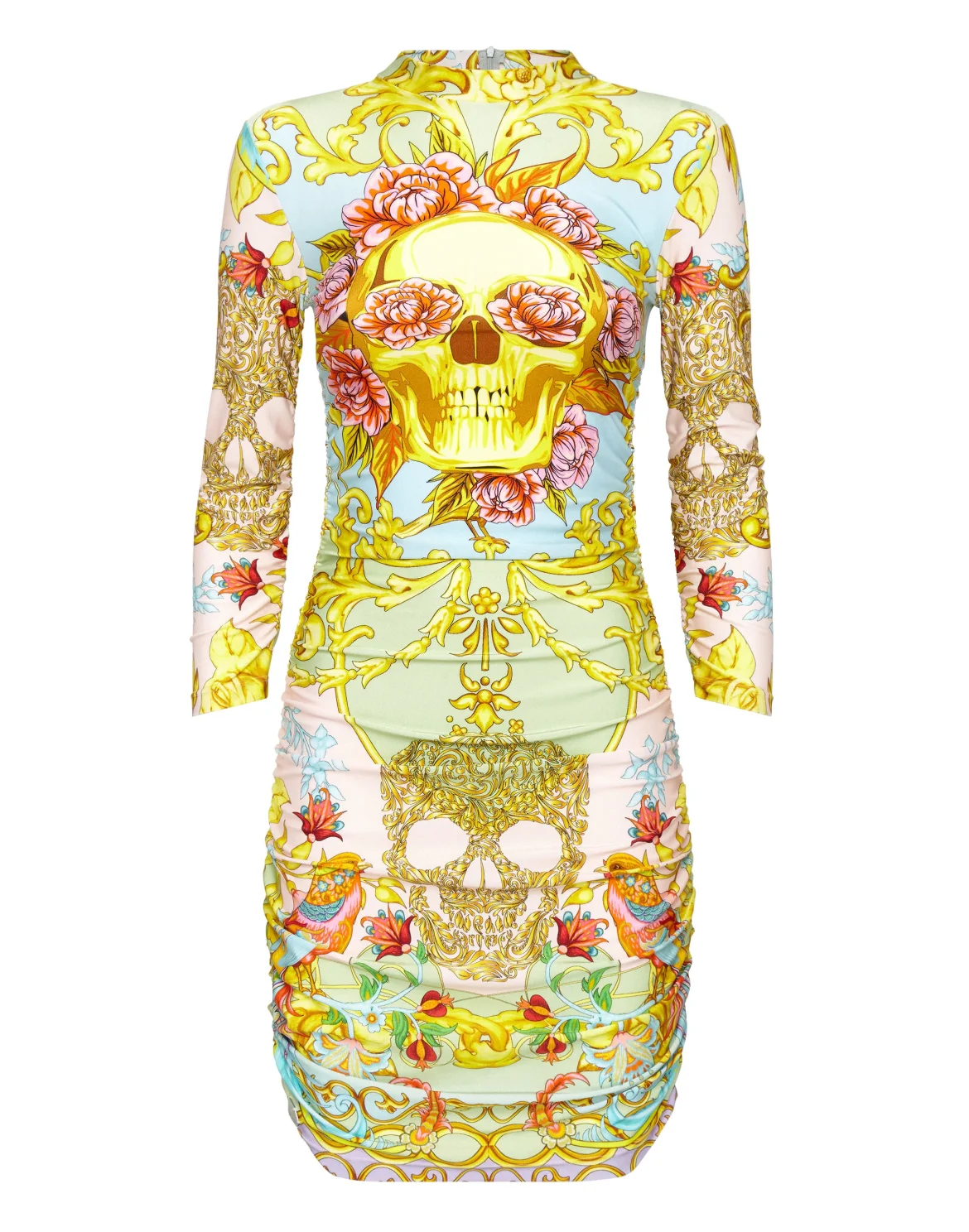 Short Dress Baroque, цвет: Мультиколор