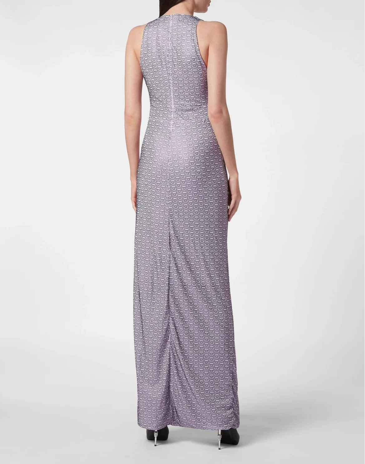 Long Dress Monogram with Crystals, цвет: Розовый