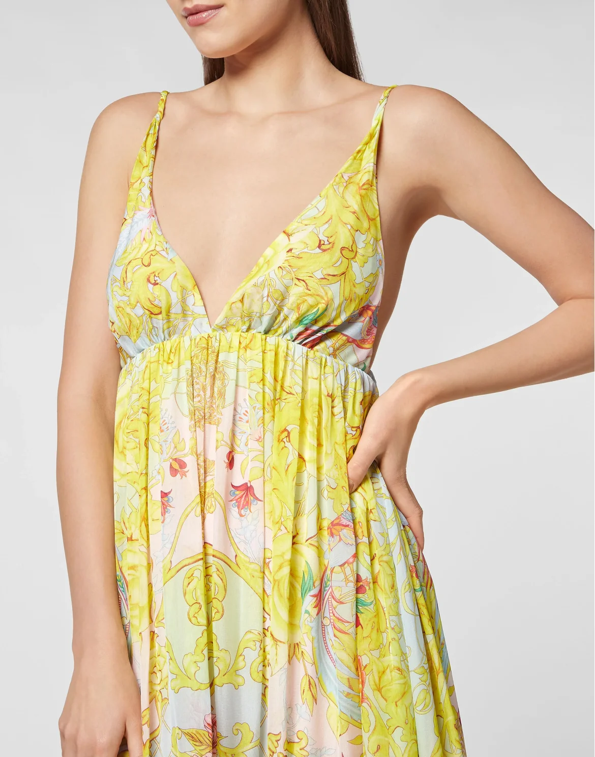 Long Dress New Baroque, цвет: Мультиколор