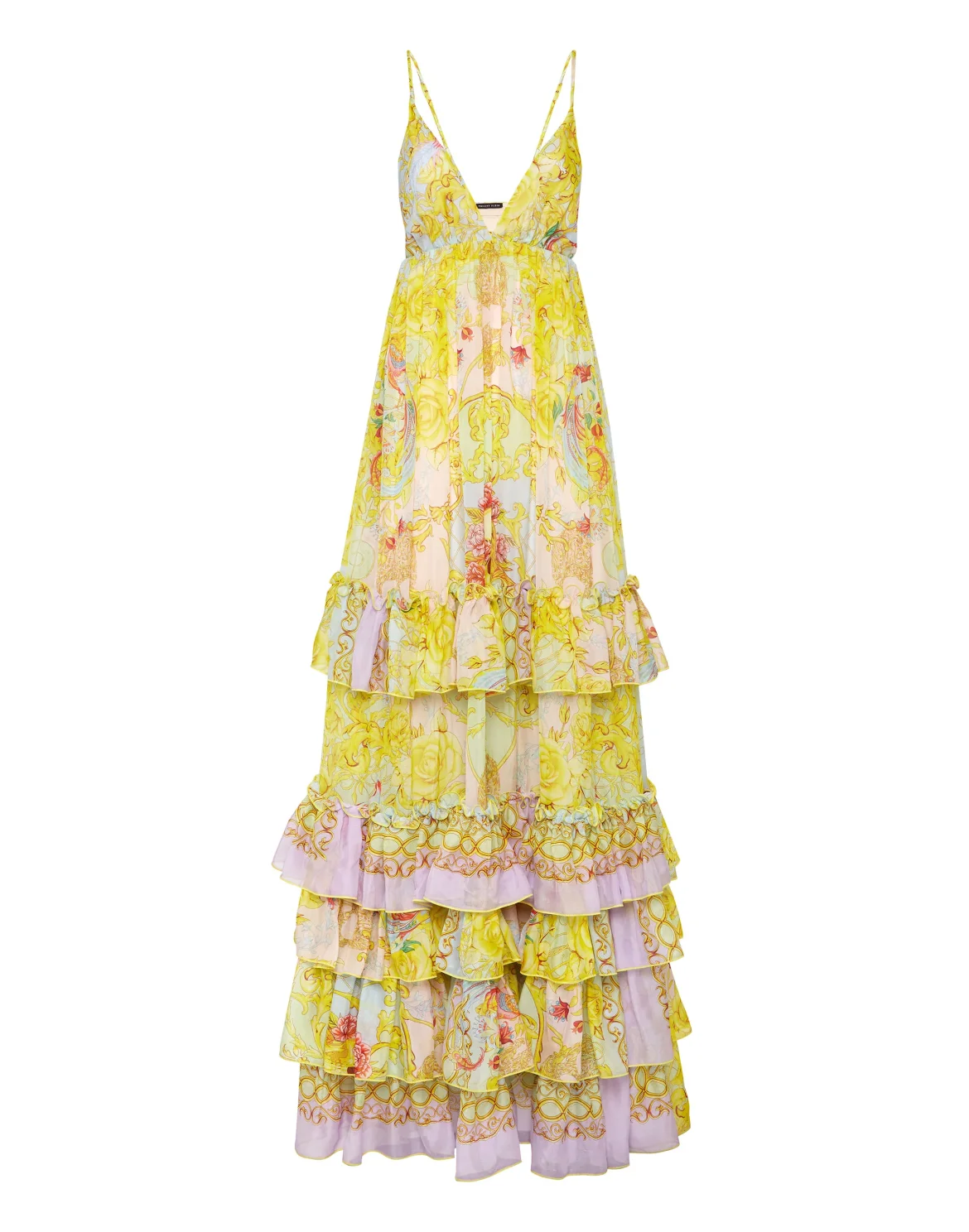 Long Dress New Baroque, цвет: Мультиколор