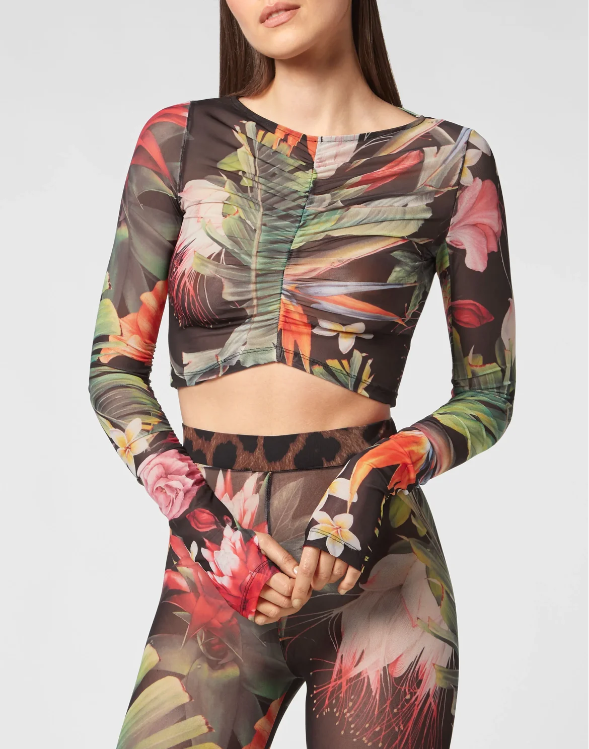 LS Top Flowers, цвет: Черный