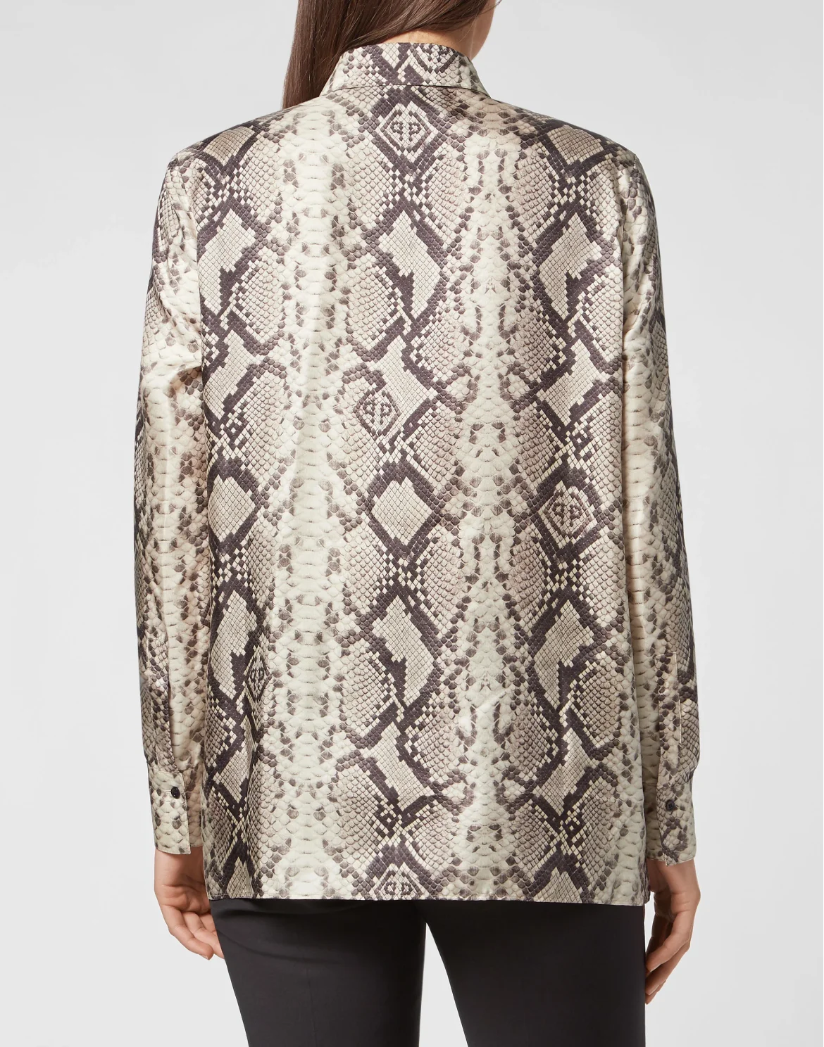 SILK  PYTHON  PRINT  SHIRT, цвет: Мультиколор