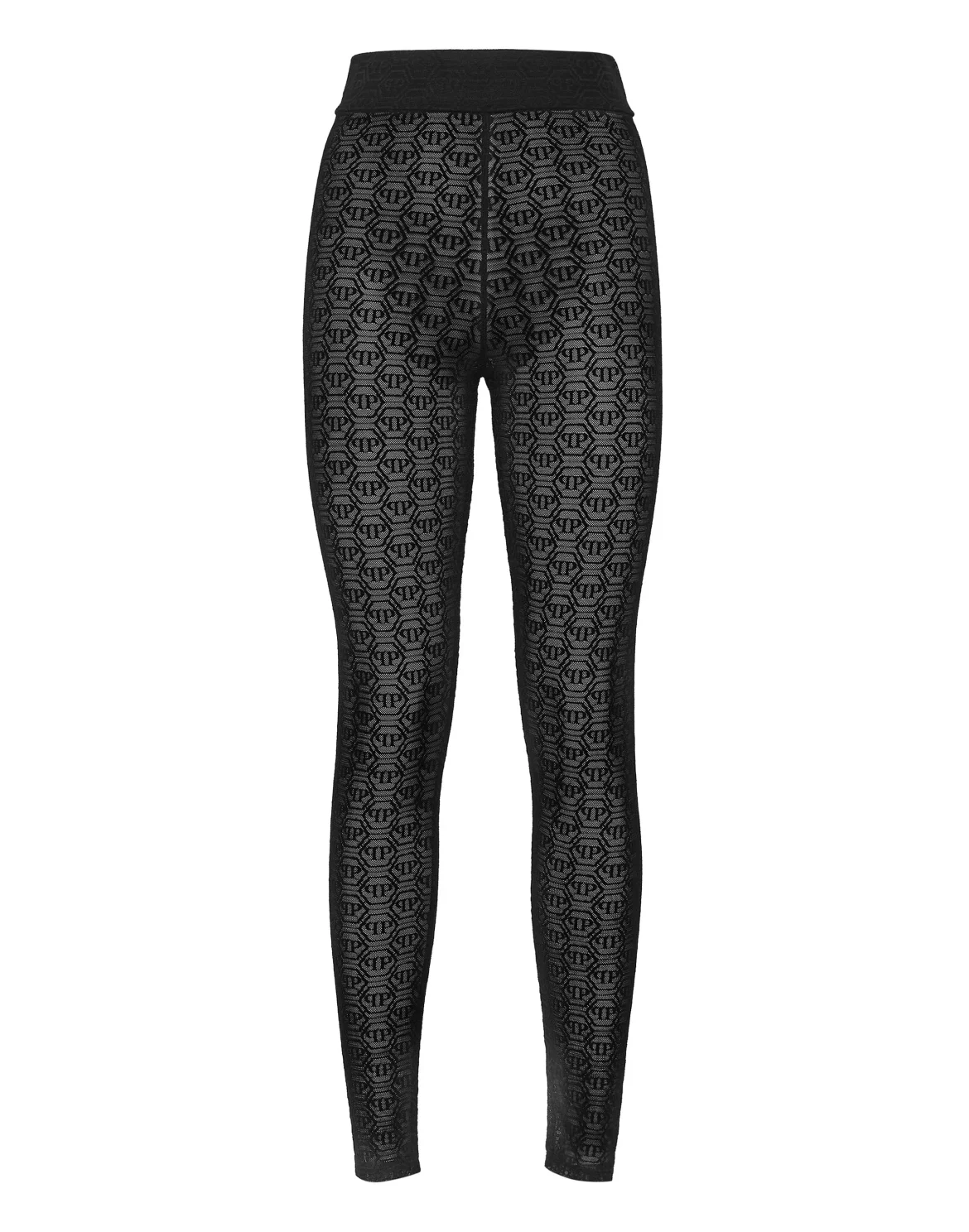 Tulle Leggings Monogram, цвет: Черный