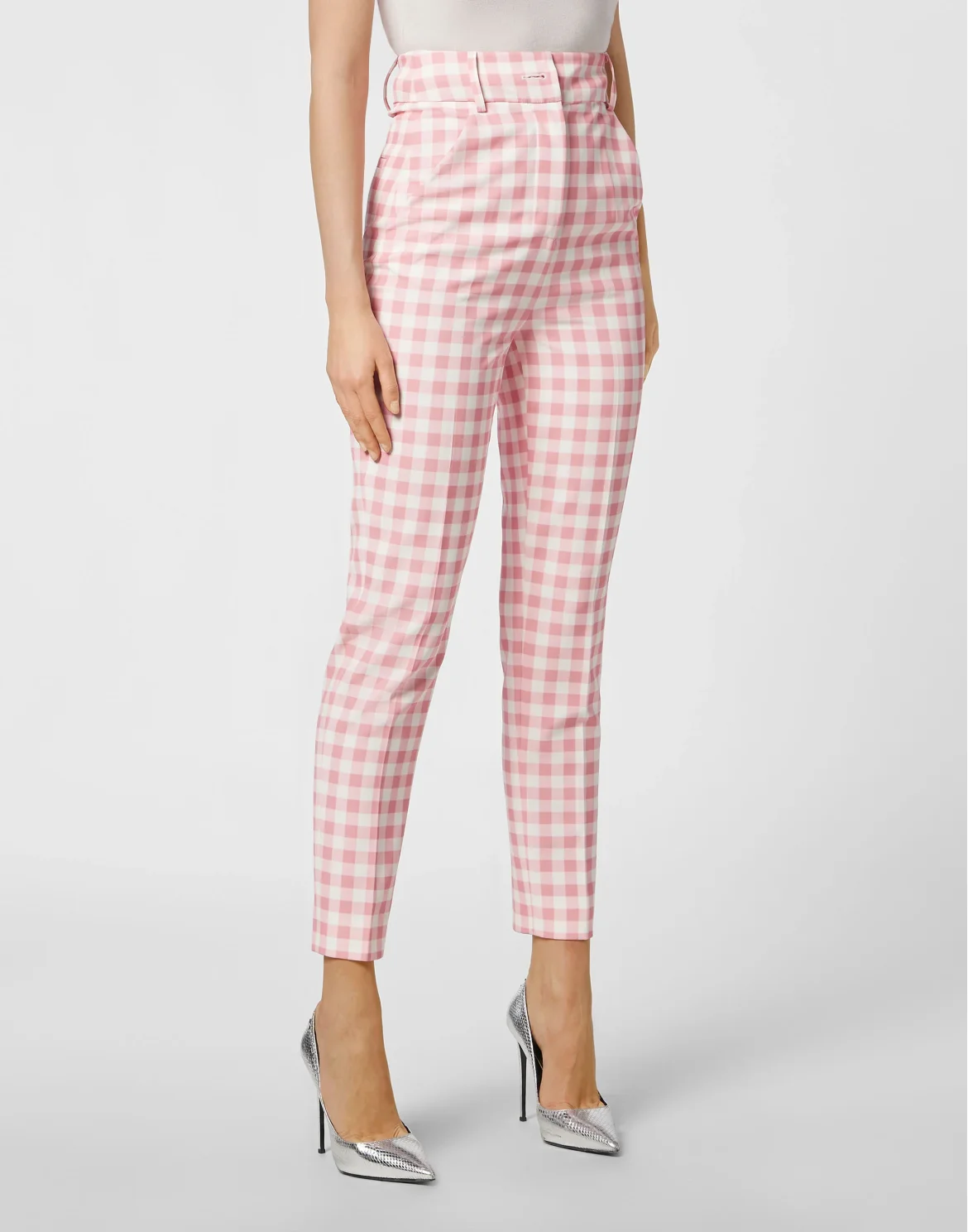 Vichy Office Trousers, цвет: Розовый