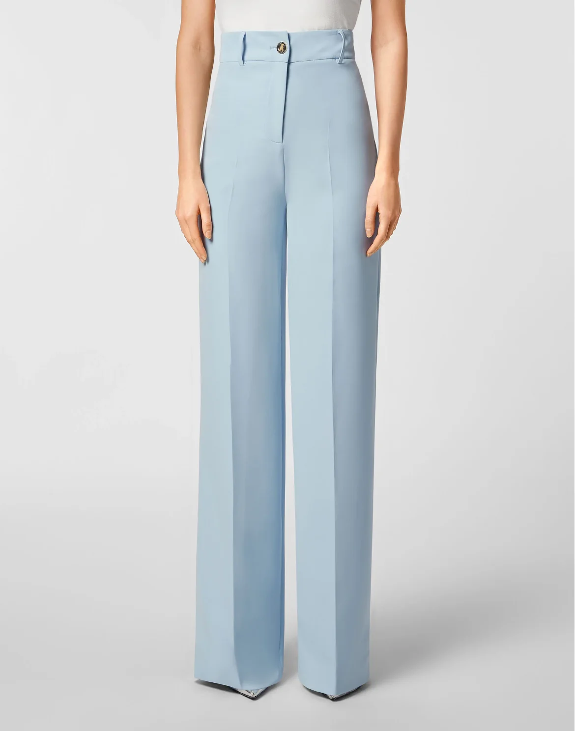 Straight Long Trousers, цвет: Голубой