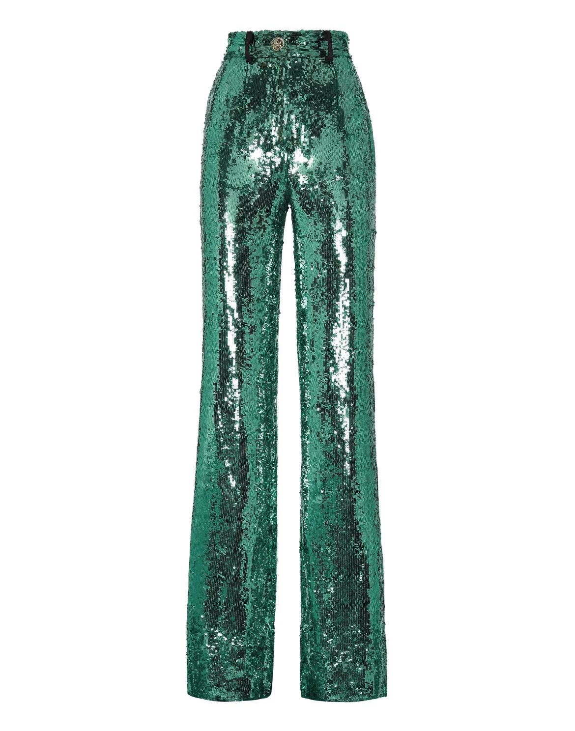 Long Trousers Paillettes, цвет: Зеленый