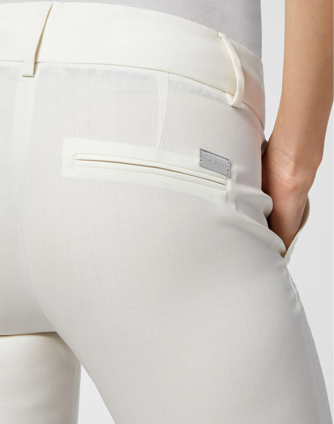Straight Trousers, цвет: Белый