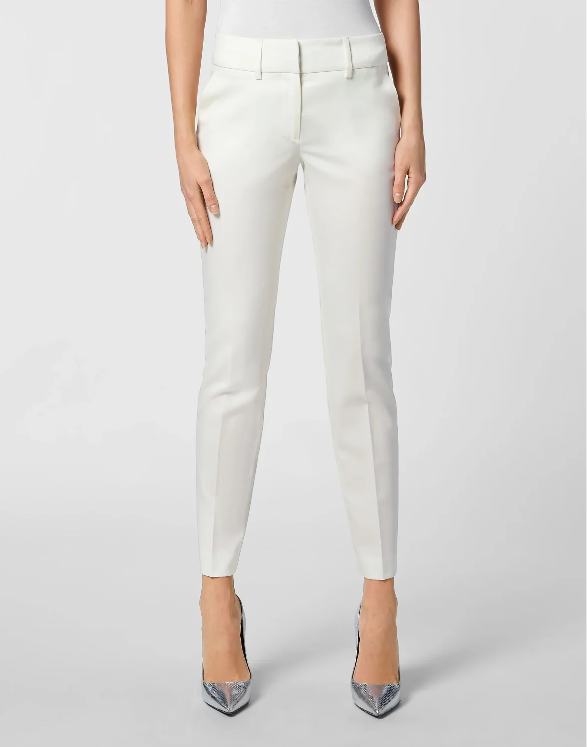 Straight Trousers, цвет: Белый