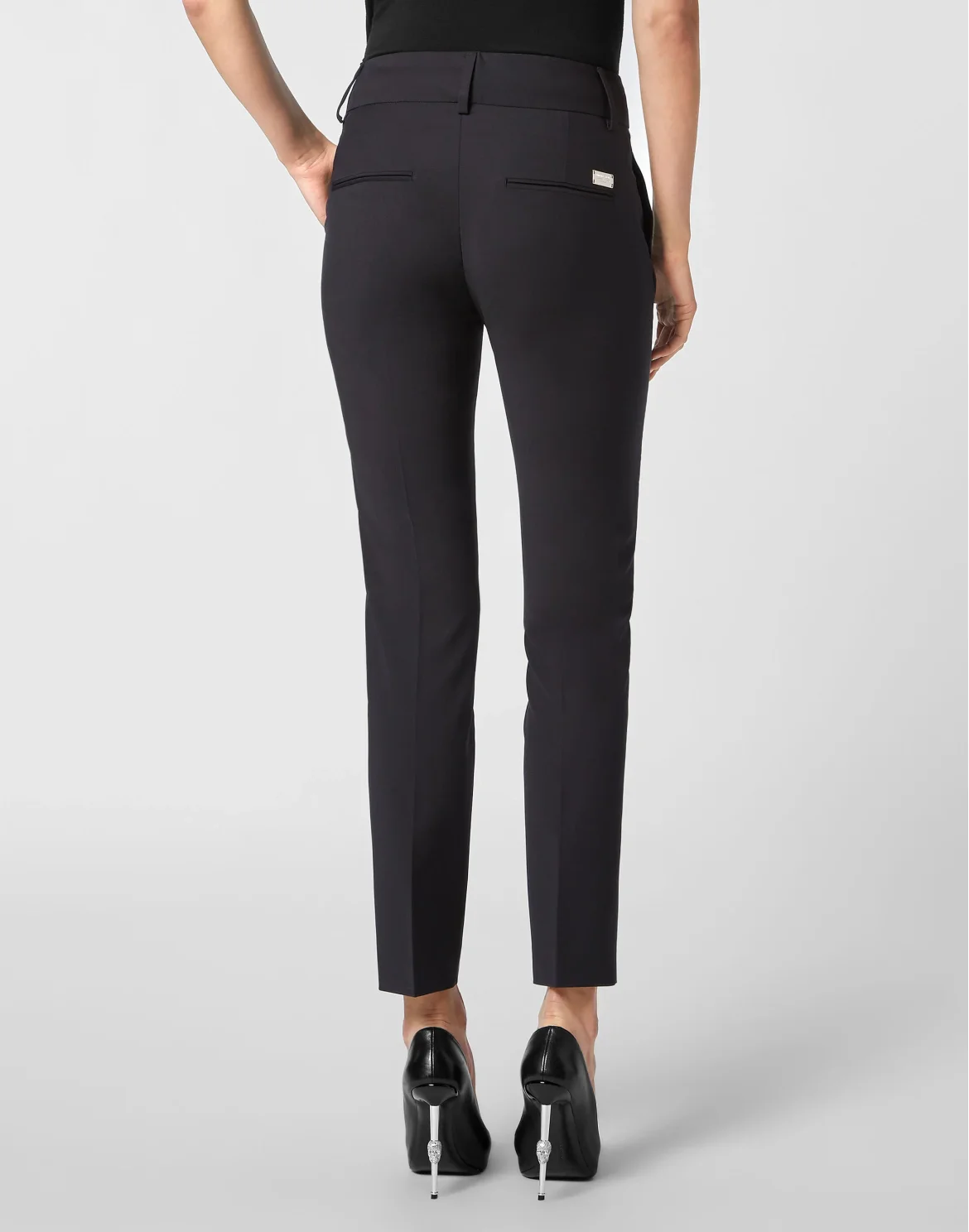 Straight Trousers, цвет: Черный