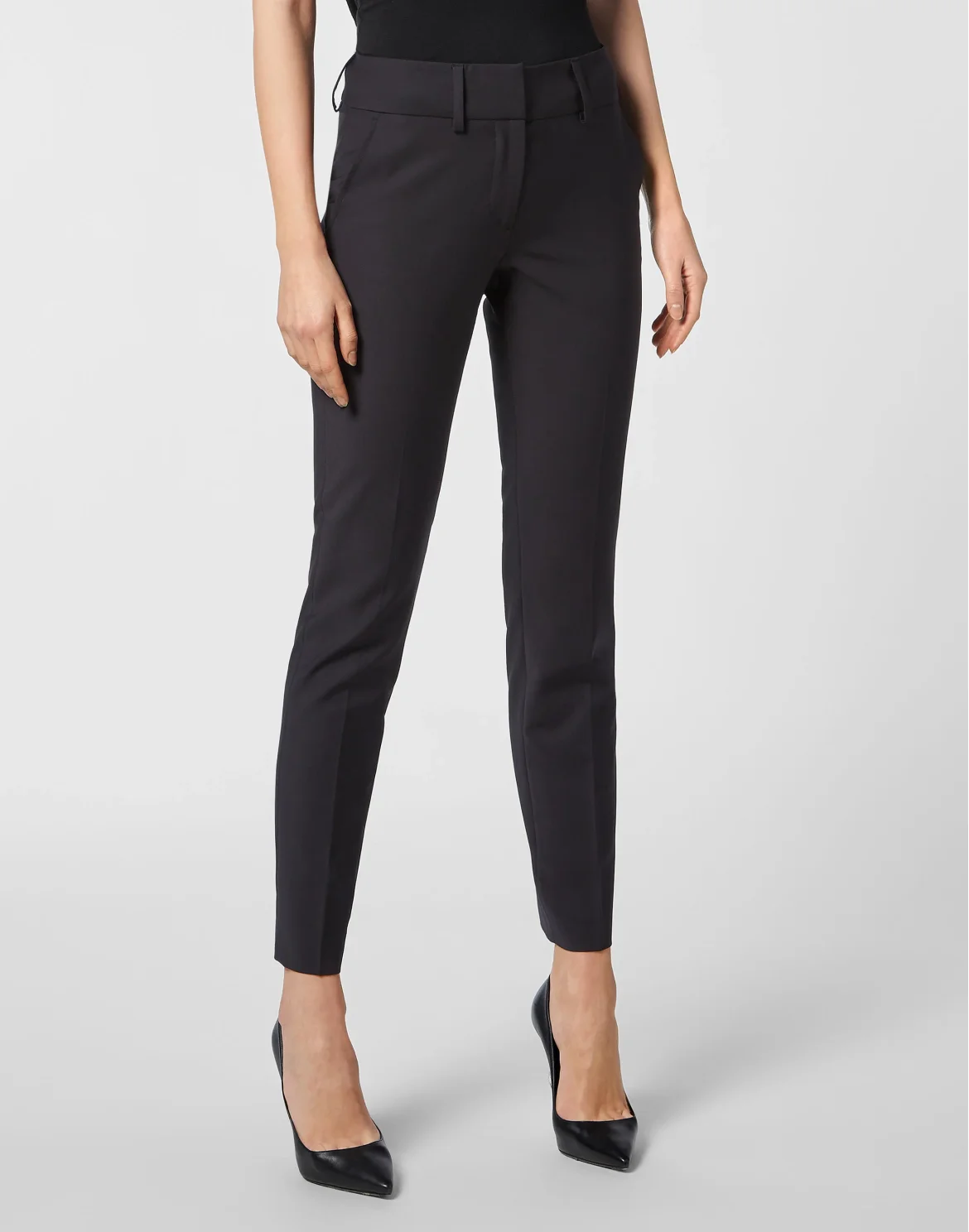 Straight Trousers, цвет: Черный