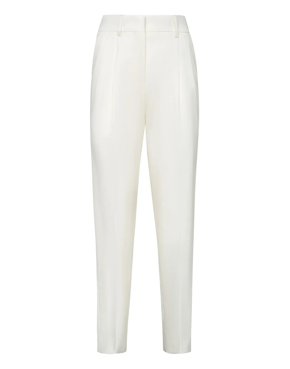 Straight Pinces Trousers, цвет: Белый
