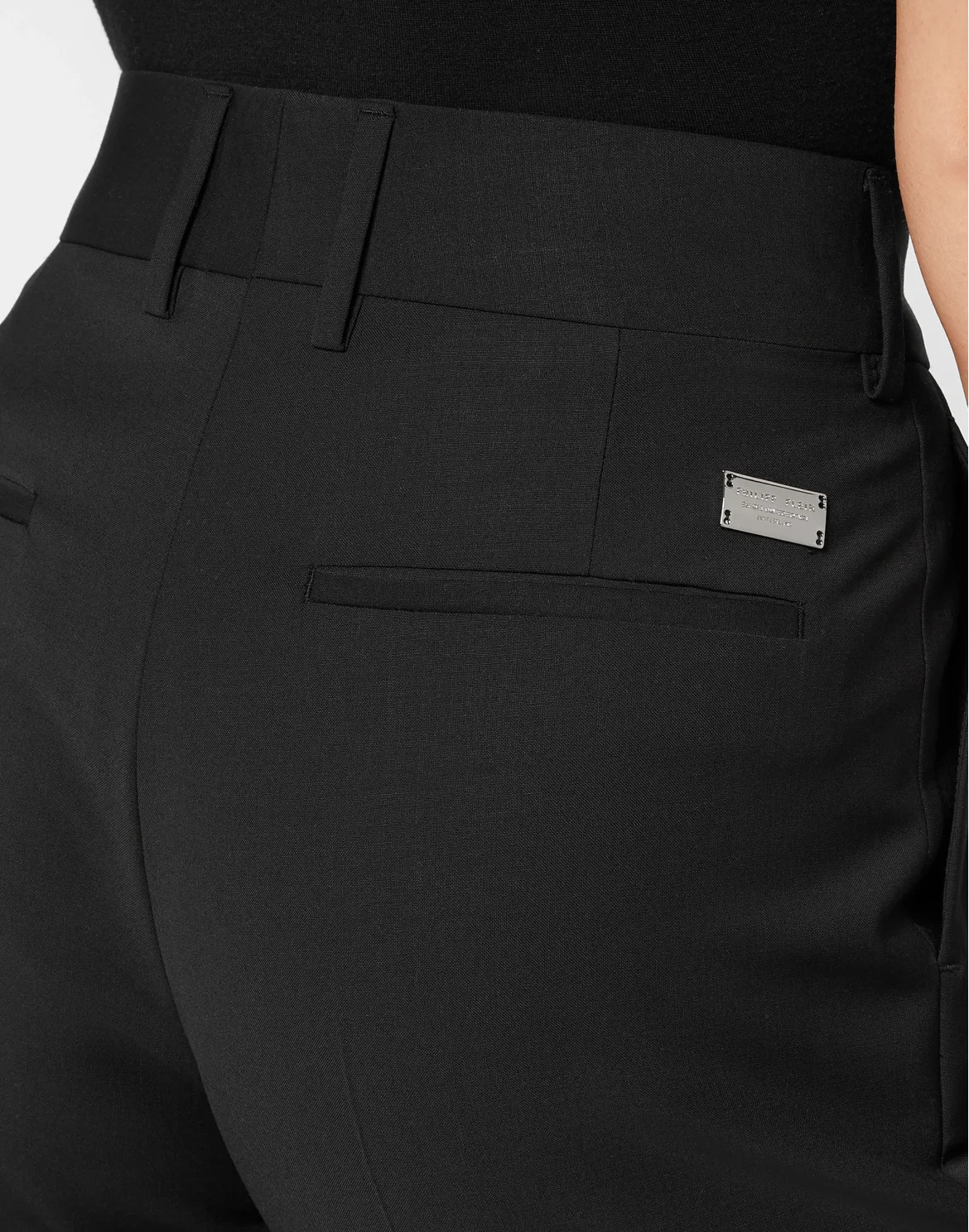 Straight Pinces Trousers, цвет: Черный