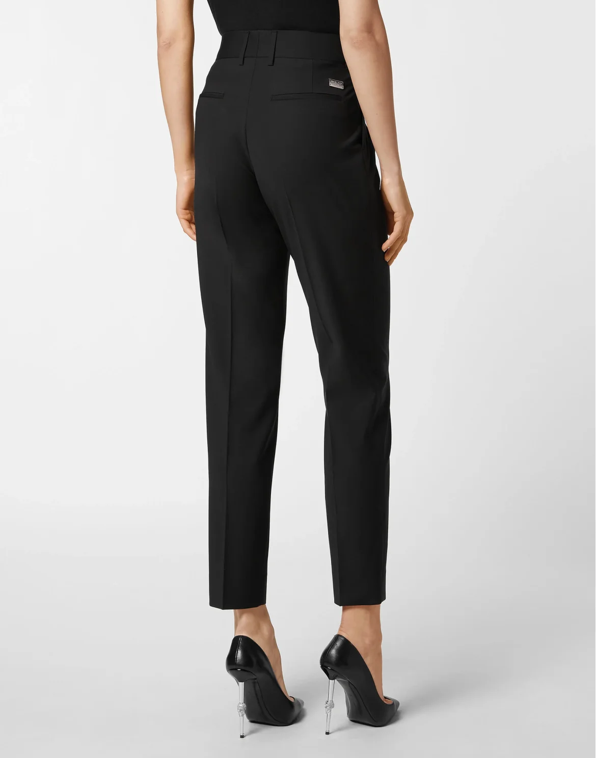 Straight Pinces Trousers, цвет: Черный