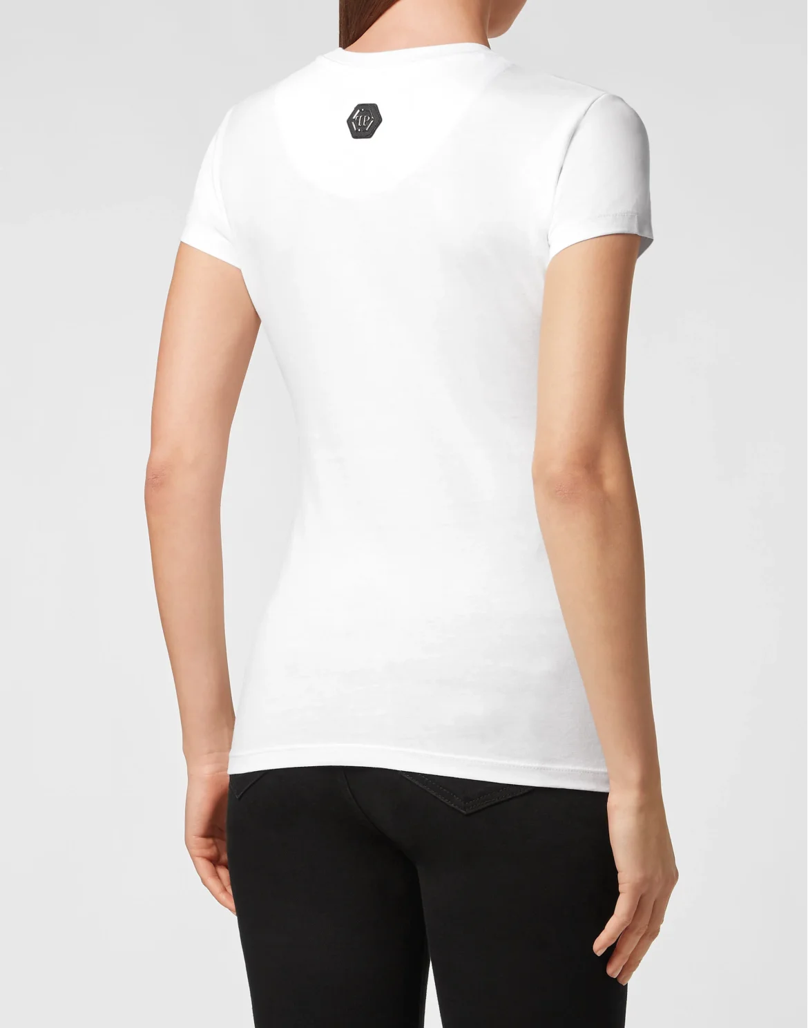 T-shirt Round Neck SS PP Duck with Crystals, цвет: Белый