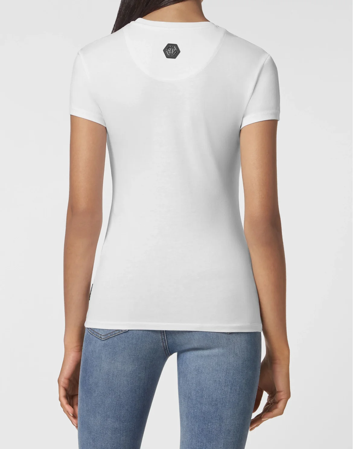 T-shirt Sexy Pure with Crystals, цвет: Белый