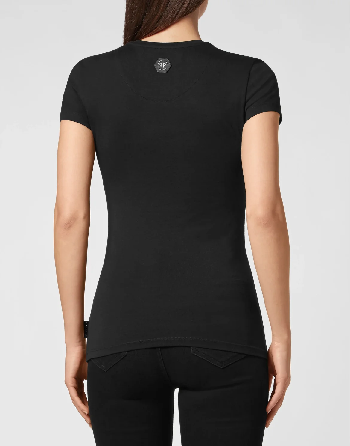 T-shirt Sexy Pure with Crystals, цвет: Черный