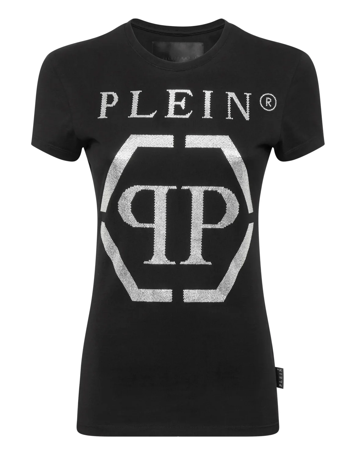 T-shirt Sexy Pure Hexagon with Crystals, цвет: Черный