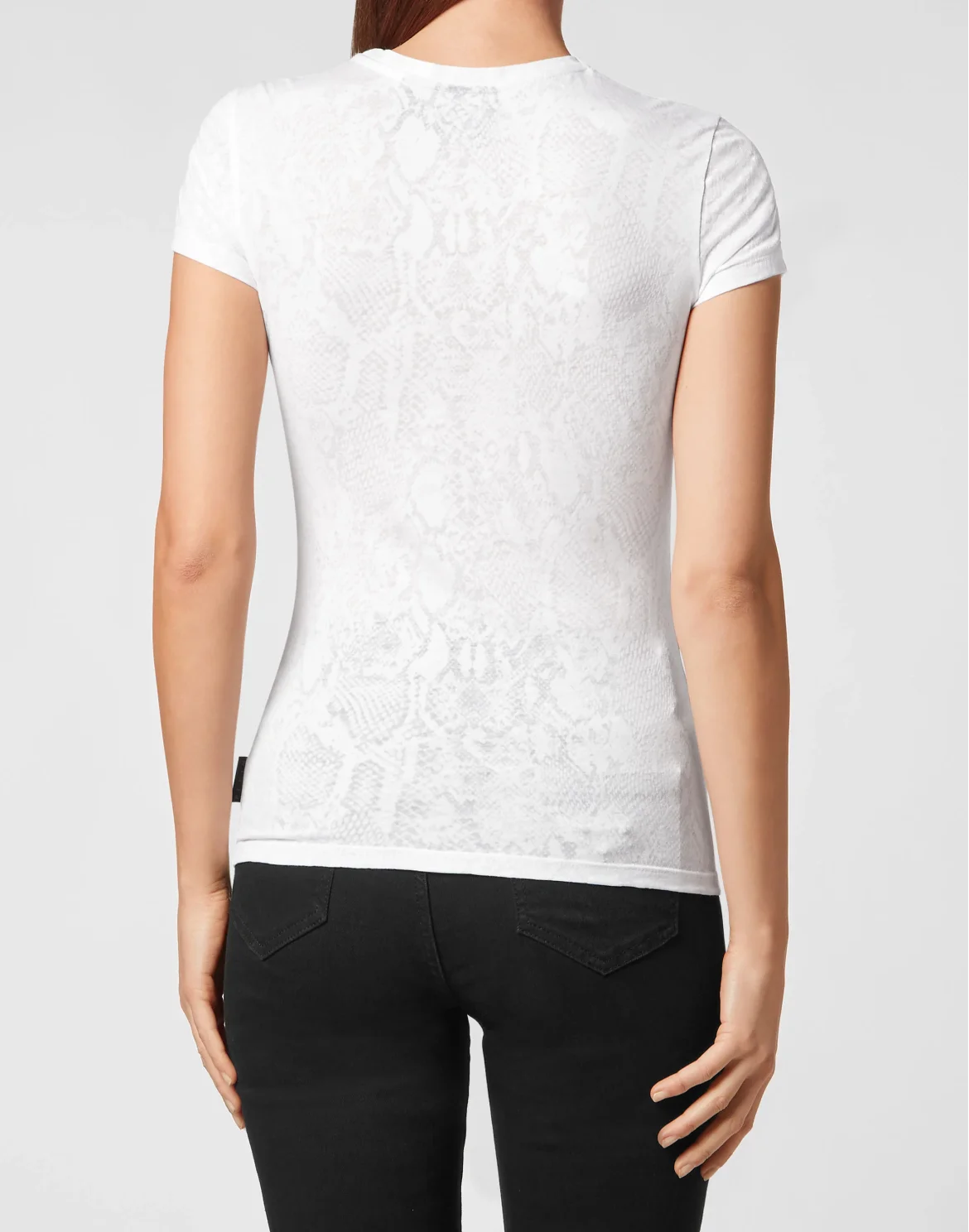 T-shirt Sexy Pure with Crystals, цвет: Белый