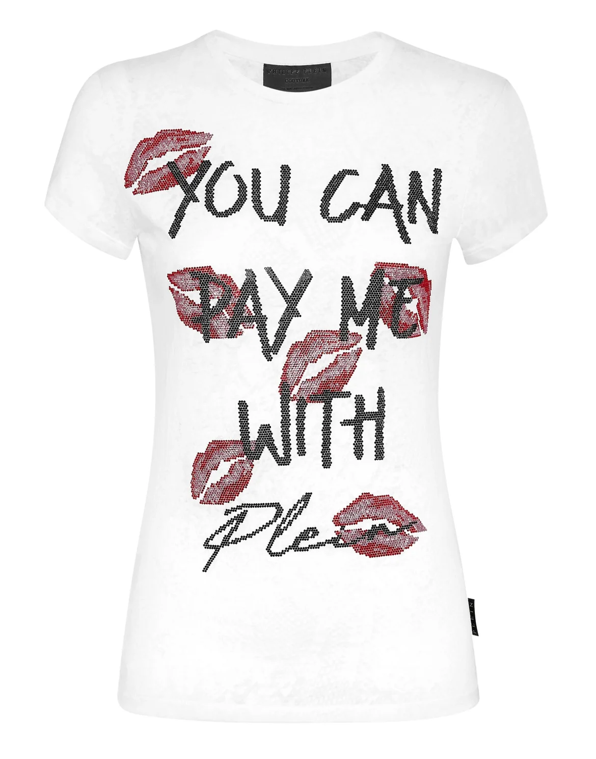 T-shirt Sexy Pure with Crystals, цвет: Белый