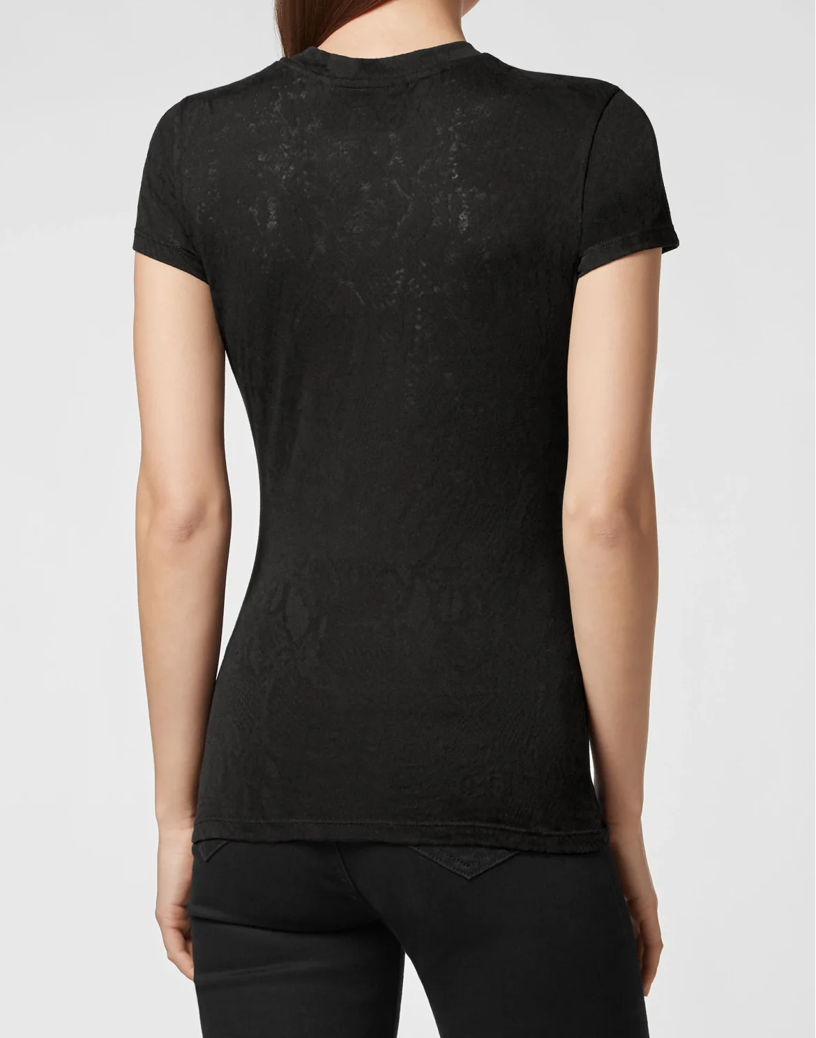 T-shirt Sexy Pure with Crystals, цвет: Черный