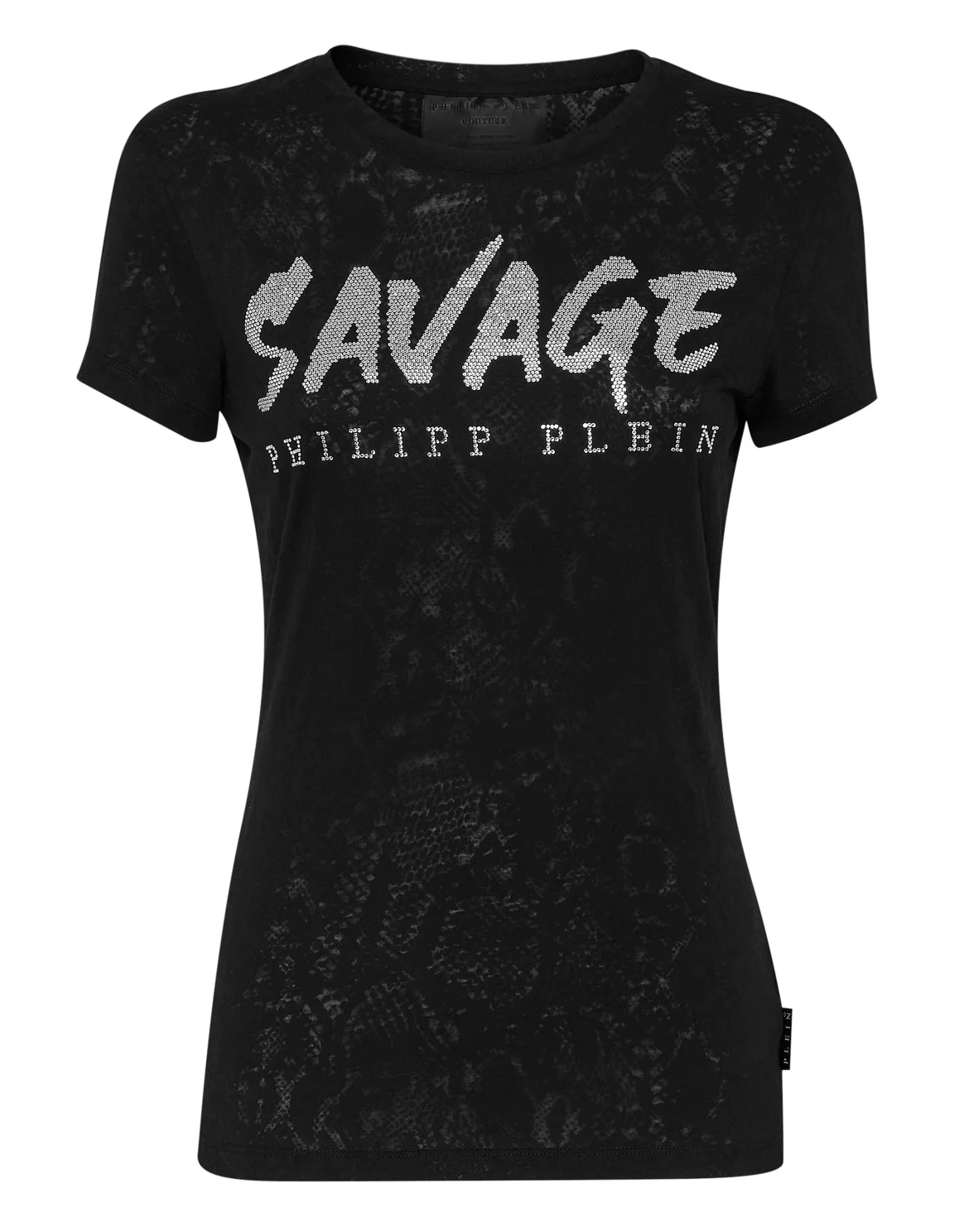 T-shirt Sexy Pure Philipp Plein TM with Crystals, цвет: Черный