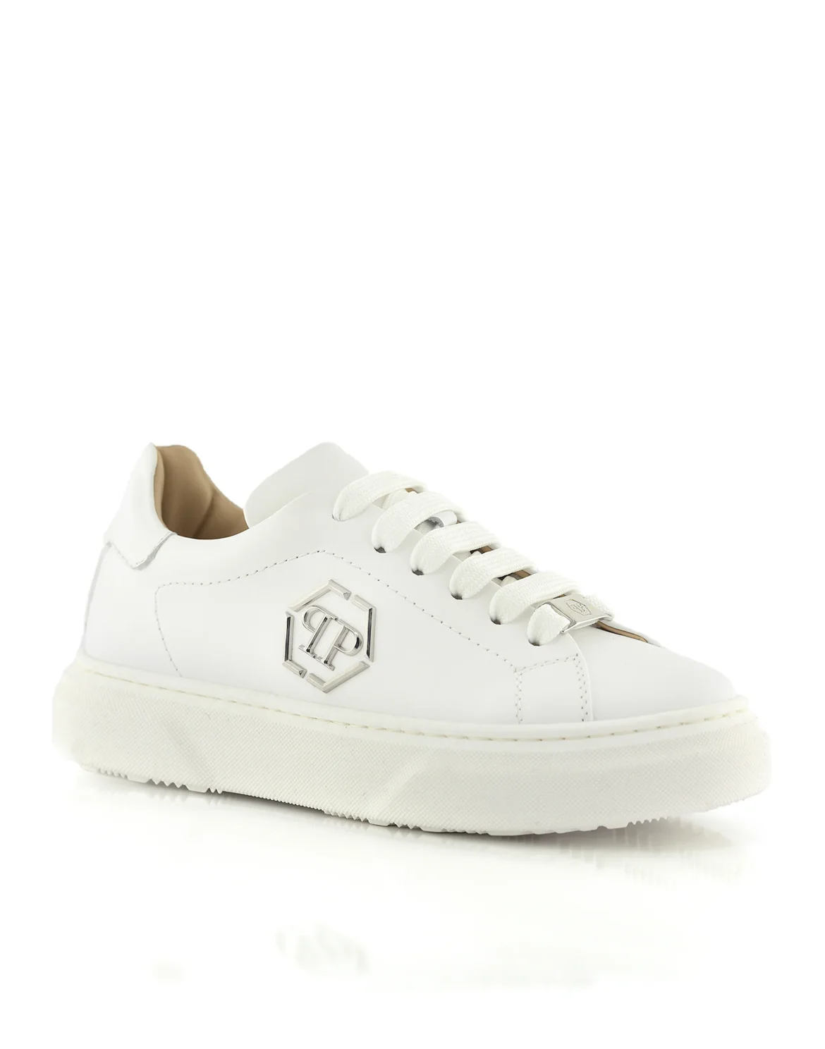 SNEAKERS THE PLEIN ORIGINAL BOX SOLE LACE, цвет: Белый