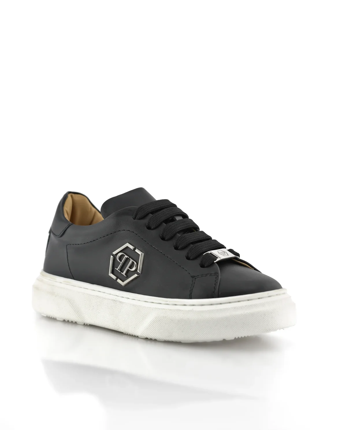 SNEAKERS THE PLEIN ORIGINAL BOX SOLE LACE, цвет: Черный