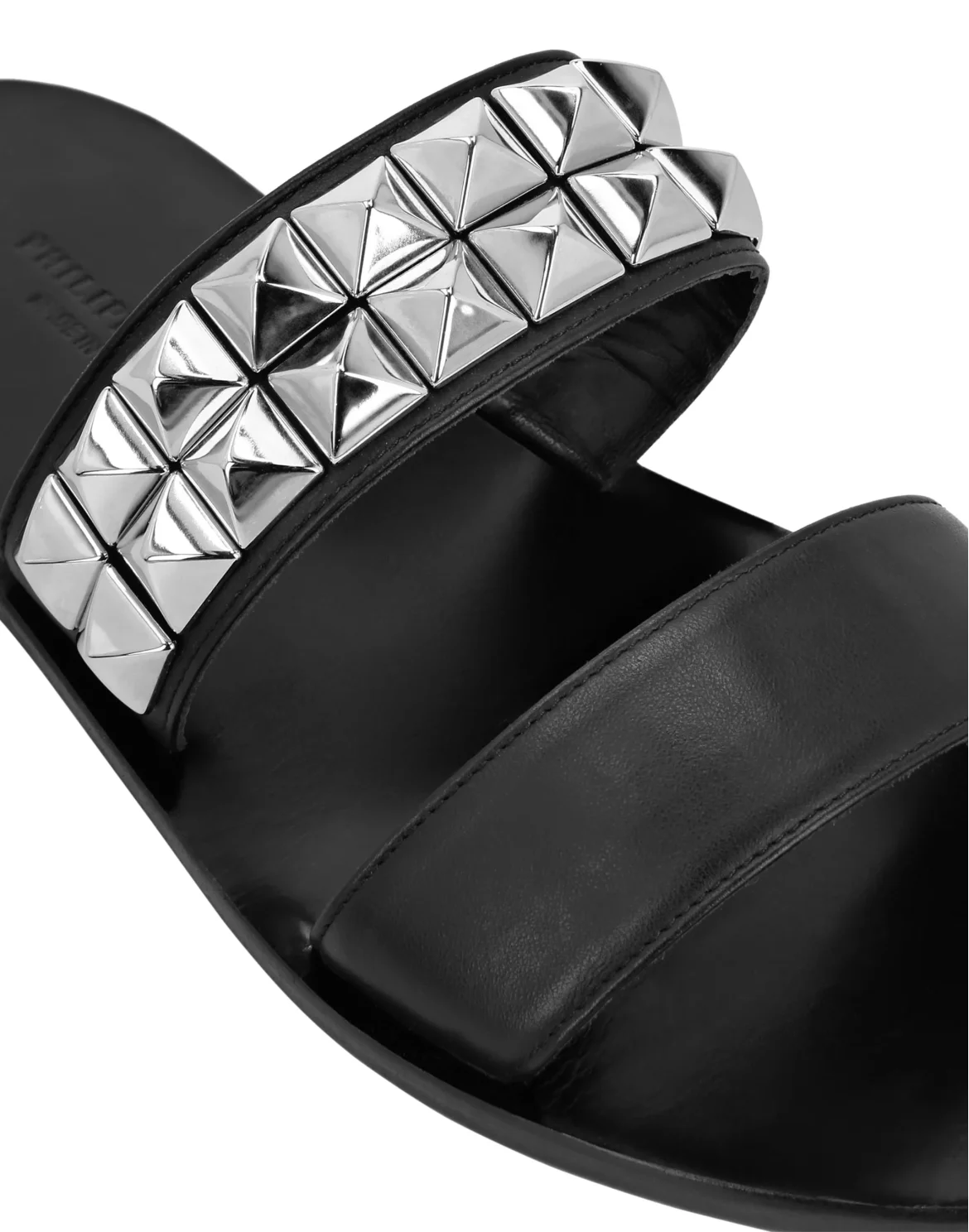 Sandals Flat Studs, цвет: Черный