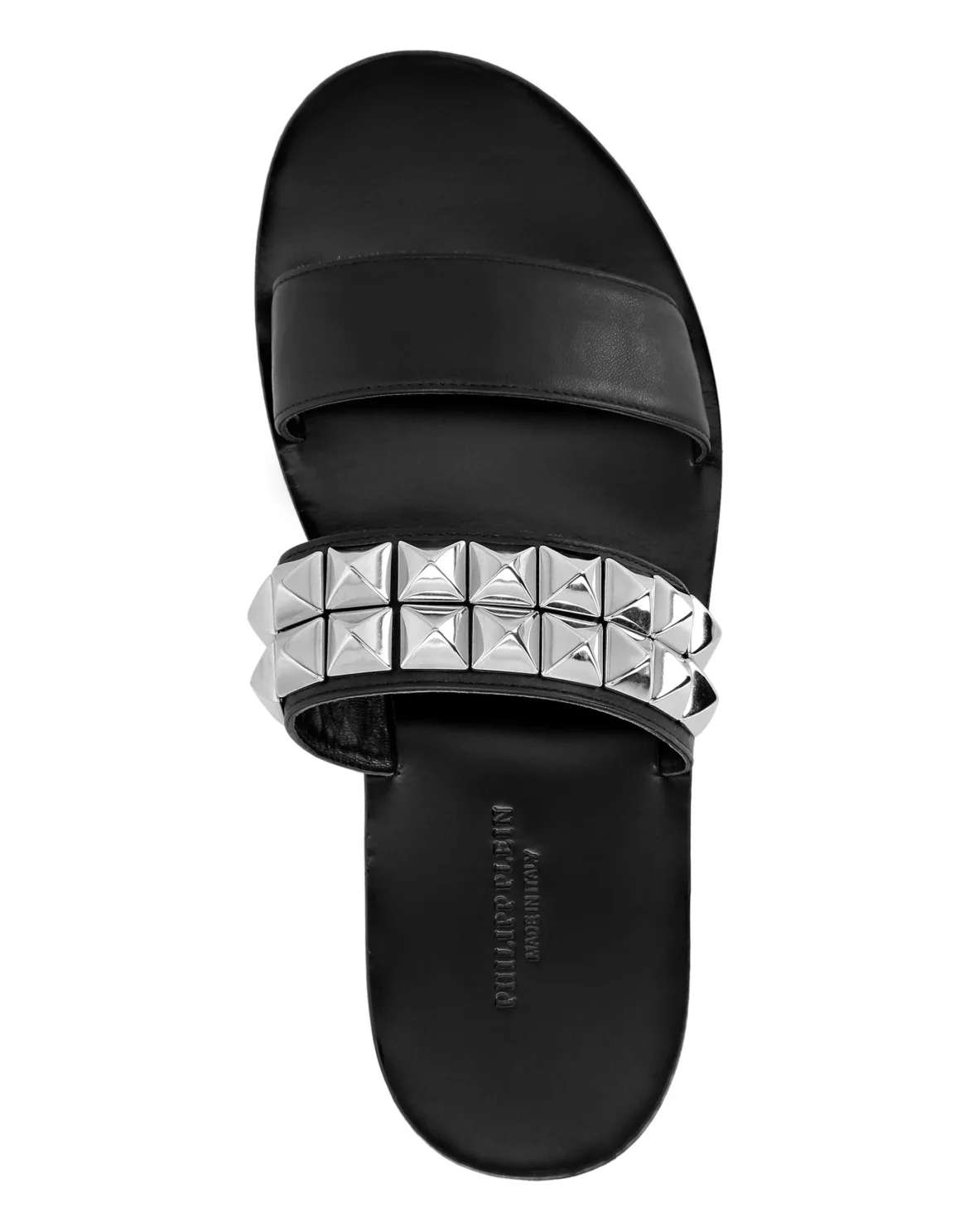 Sandals Flat Studs, цвет: Черный