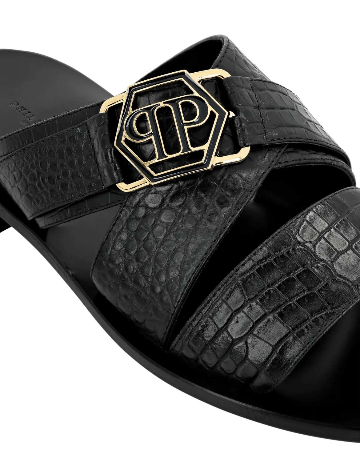 Cocco Print Sandals Flat, цвет: Черный