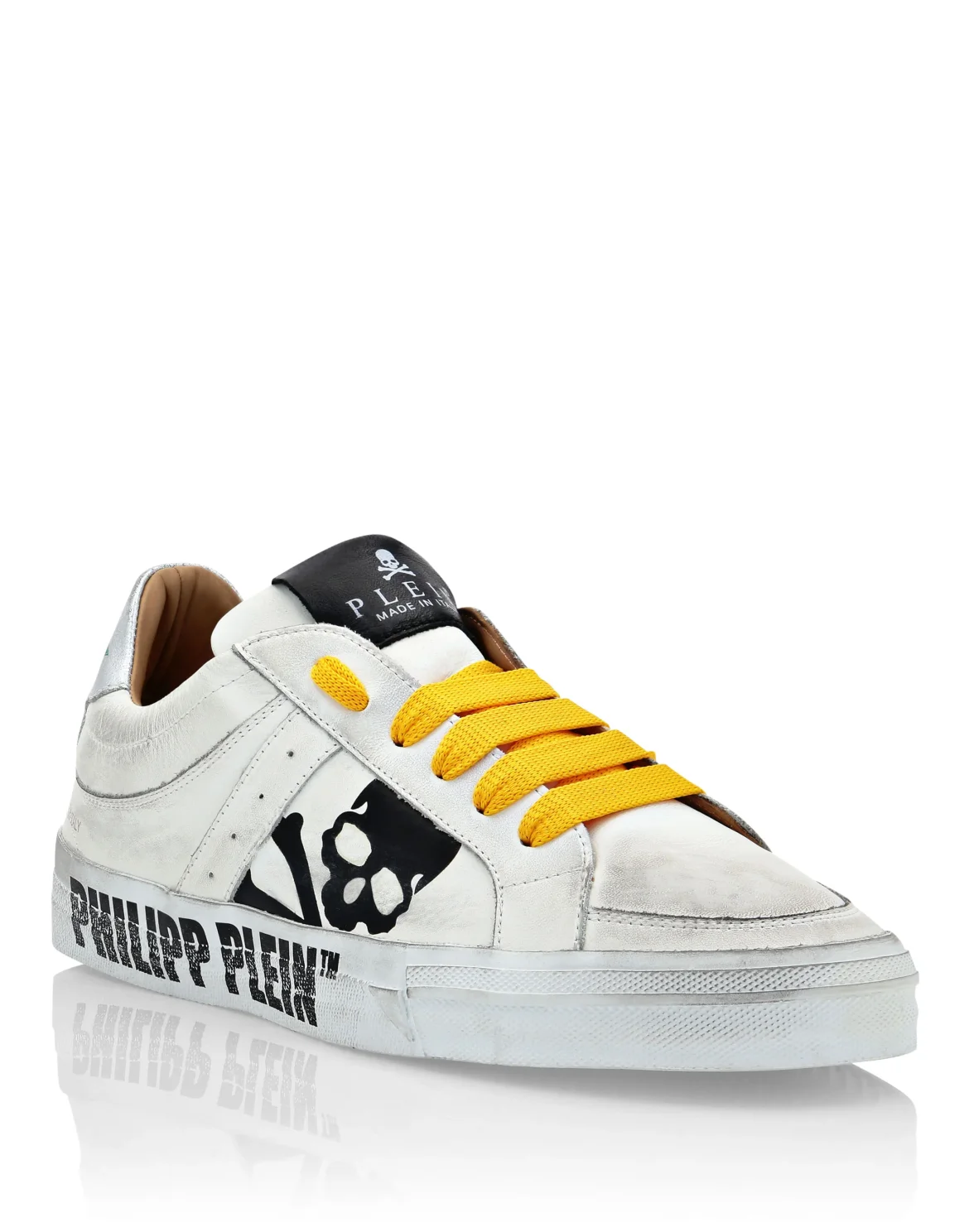Leather Lo-Top Sneakers Retrokickz TM, цвет: Белый