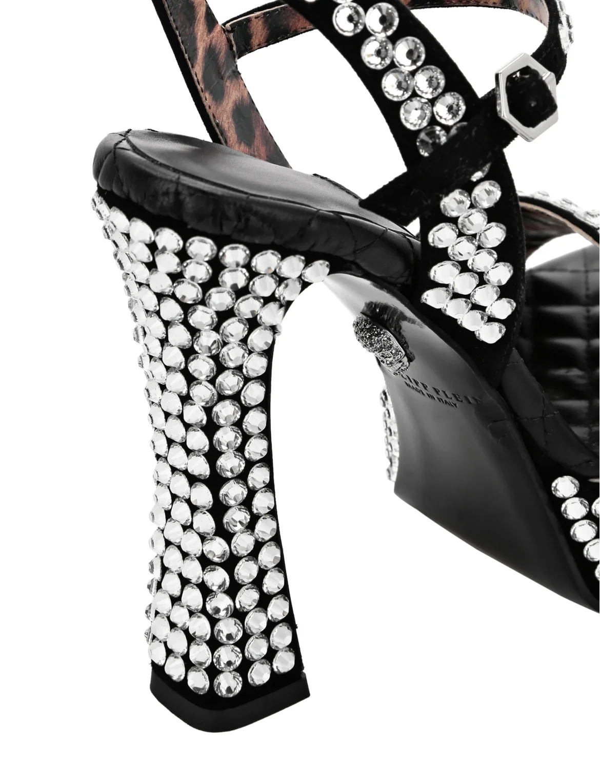 Strass Platform Sandals, цвет: Черный