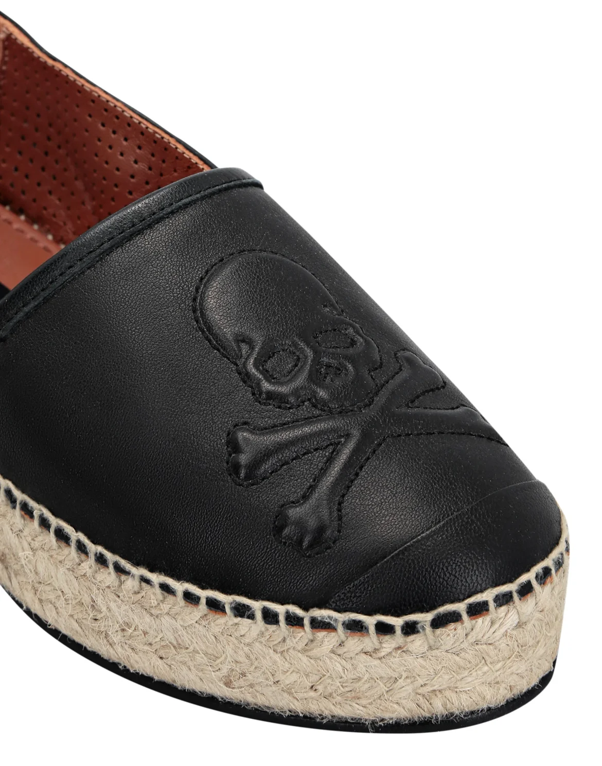Leather Espadrillas, цвет: Черный