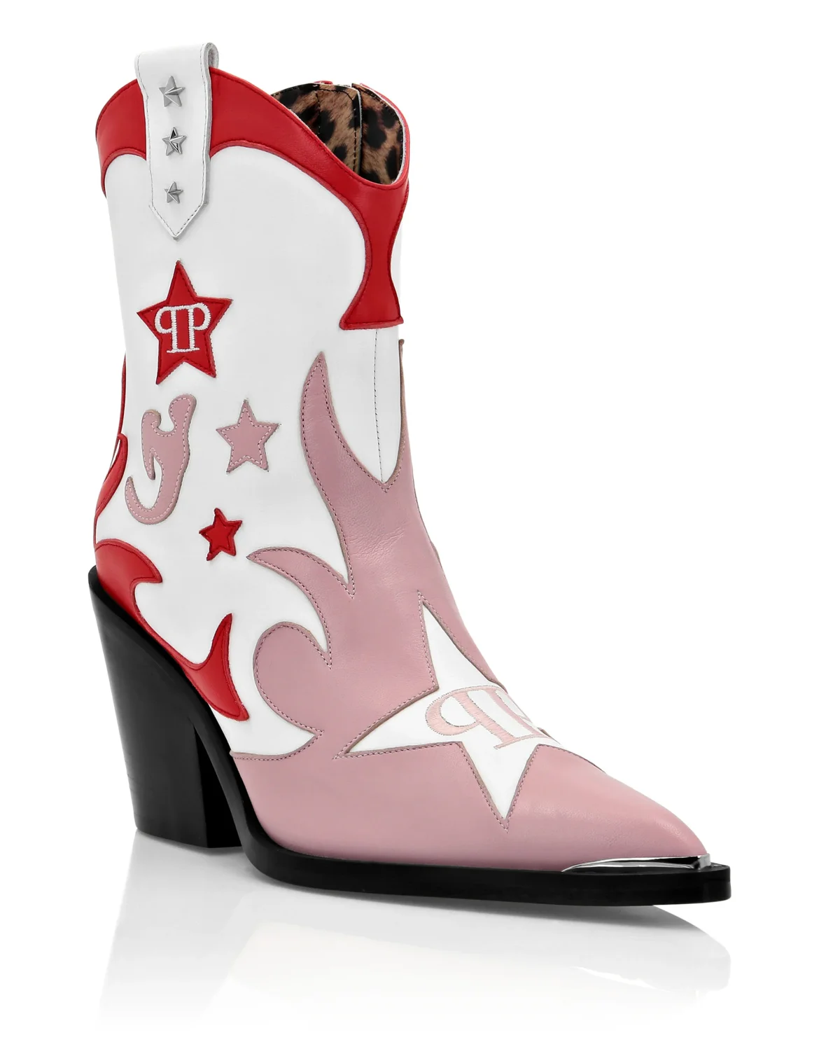 RODEO  INTARSIA  ANKLE BOOTS, цвет: Красный