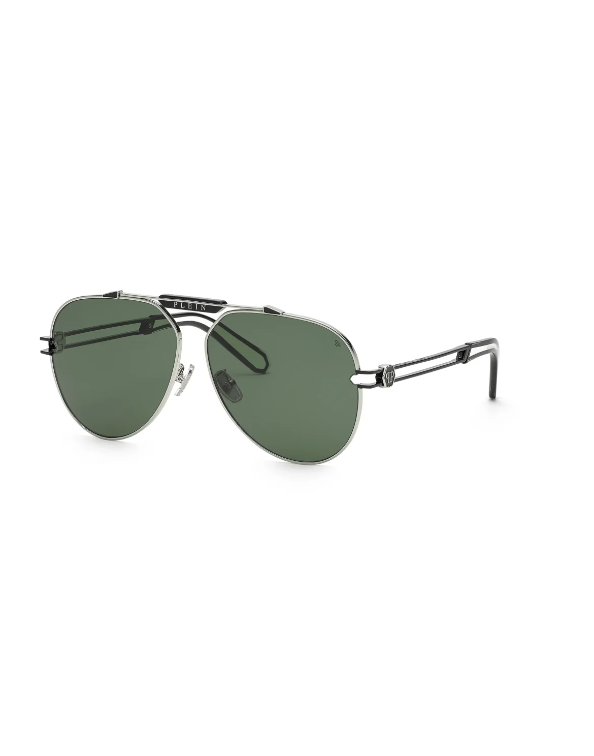 Sunglasses Aviator GOLDEN PLEIN SEVENTIES, цвет: Черный