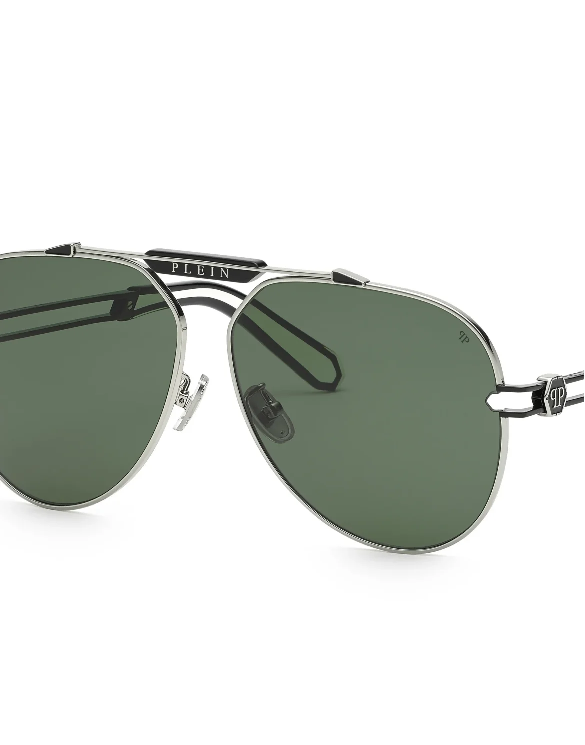Sunglasses Aviator GOLDEN PLEIN SEVENTIES, цвет: Черный