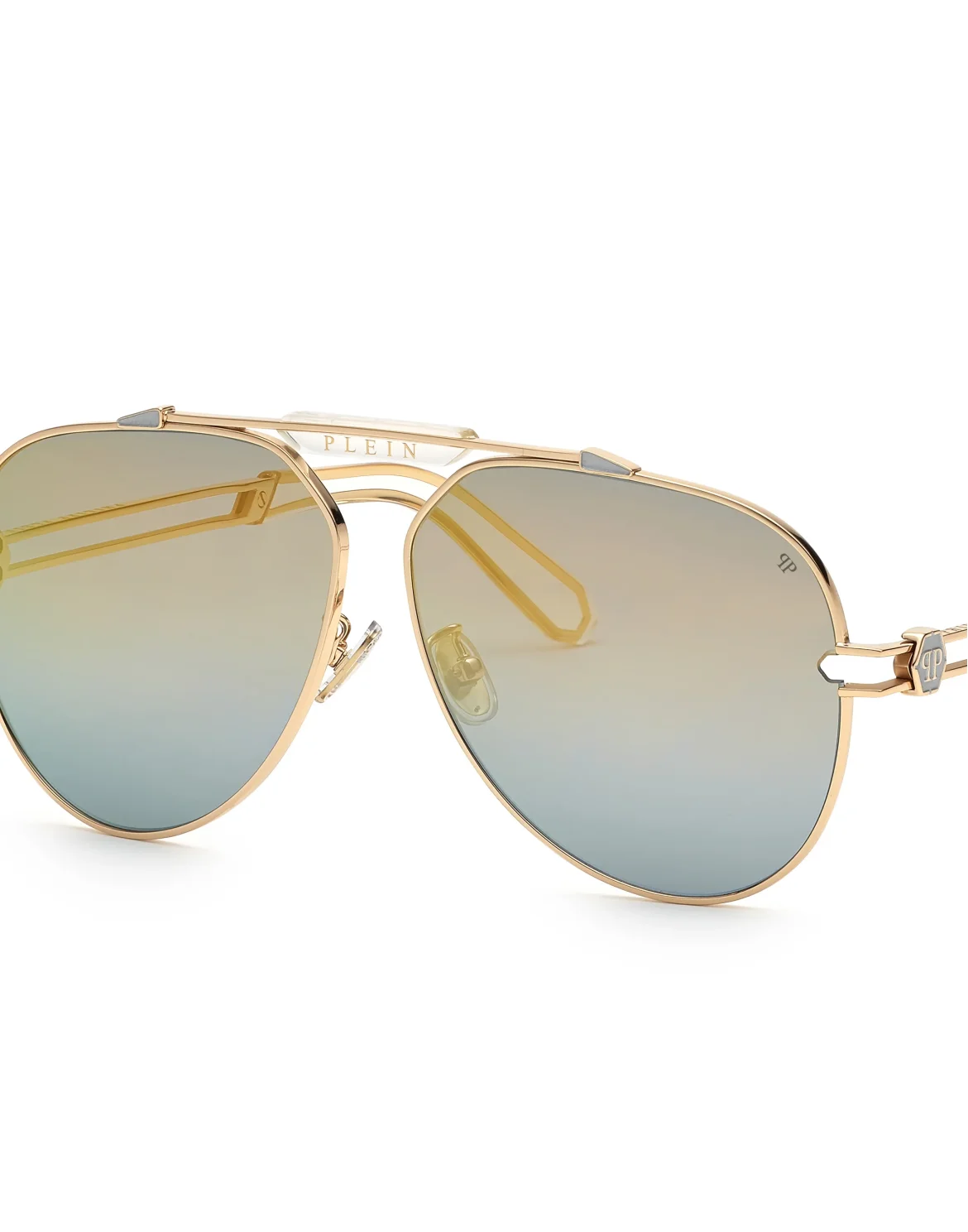 Sunglasses Aviator GOLDEN PLEIN SEVENTIES, цвет: Розовый