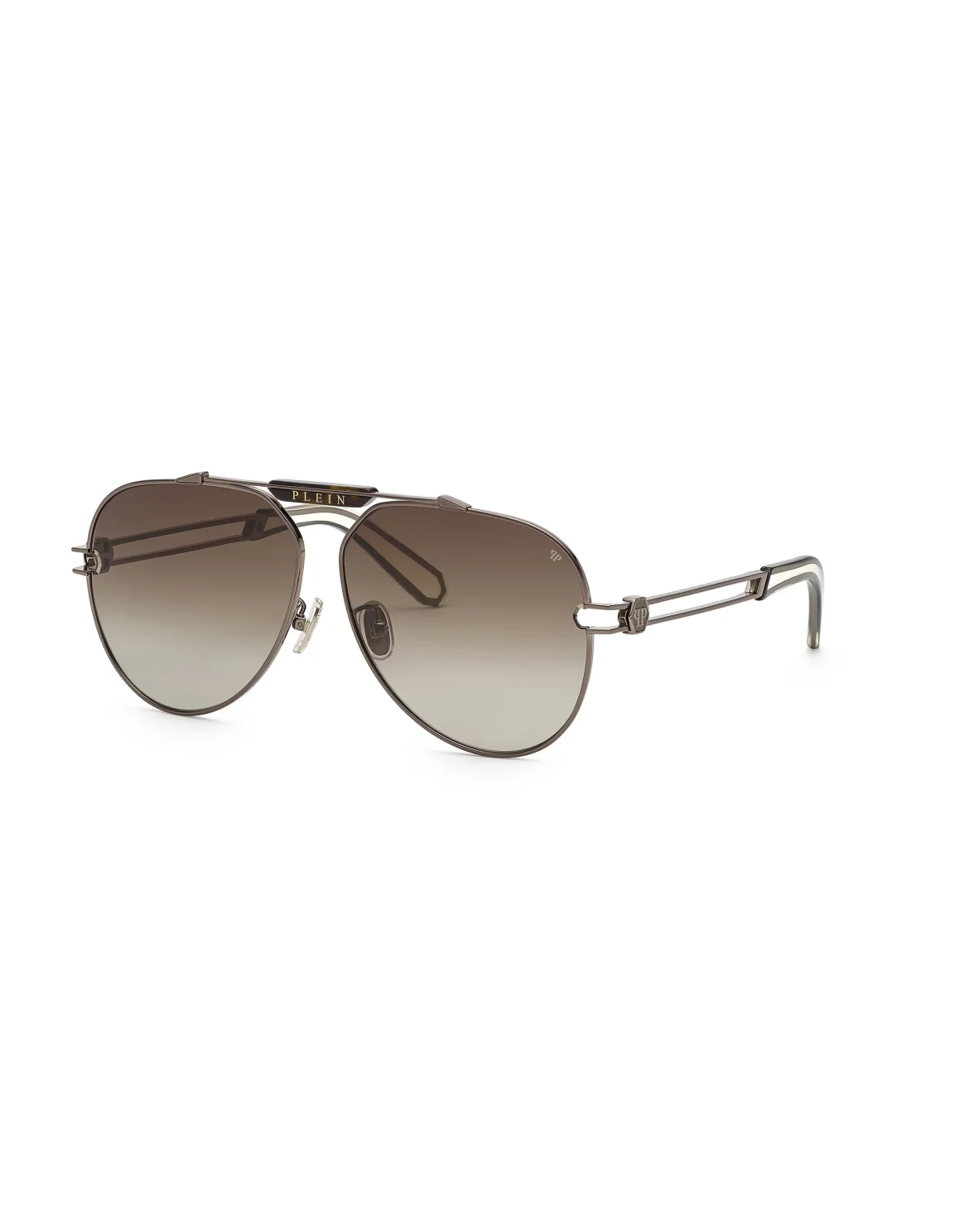 Sunglasses Aviator GOLDEN PLEIN SEVENTIES, цвет: Серый