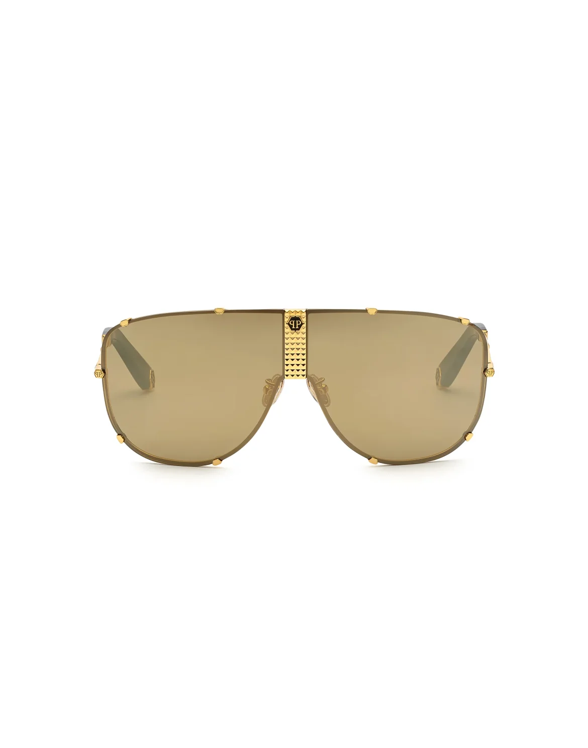 Sunglasses Aviator PLEIN STUD, цвет: Золотой