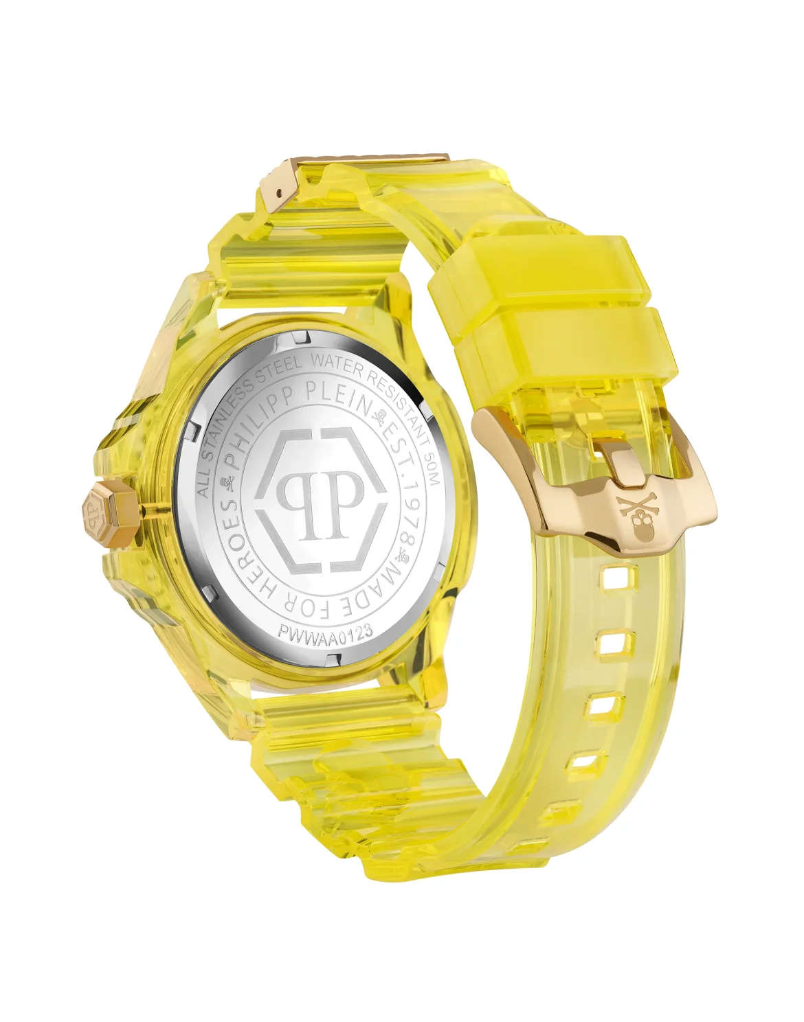 THE $KULL TECH EDIT WATCH, цвет: Желтый