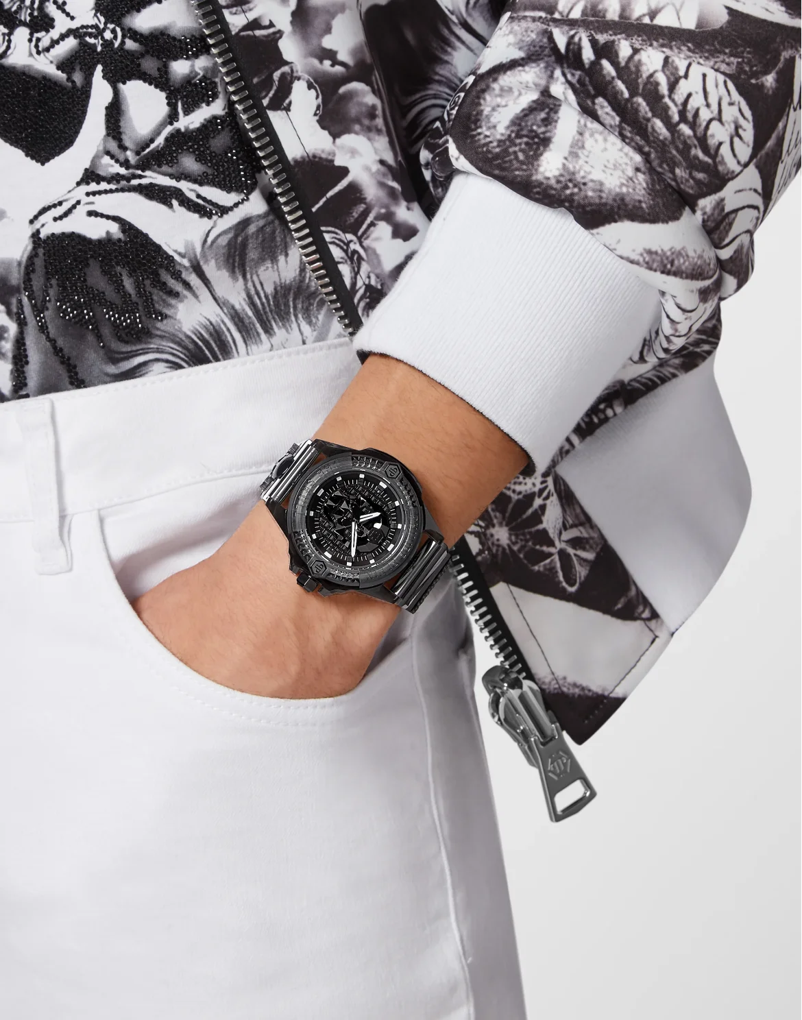 THE $KULL TECH EDIT WATCH, цвет: Серый