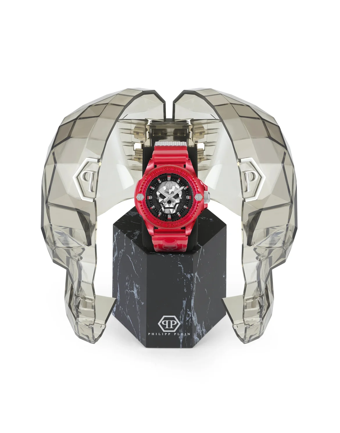 THE $KULL TECH EDIT WATCH, цвет: Красный