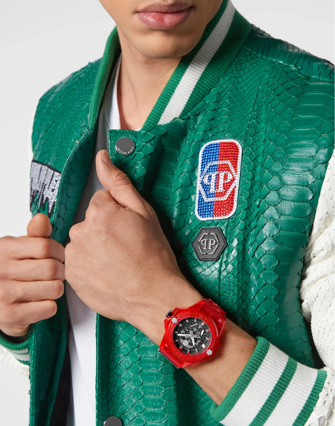 THE $KULL TECH EDIT WATCH, цвет: Красный