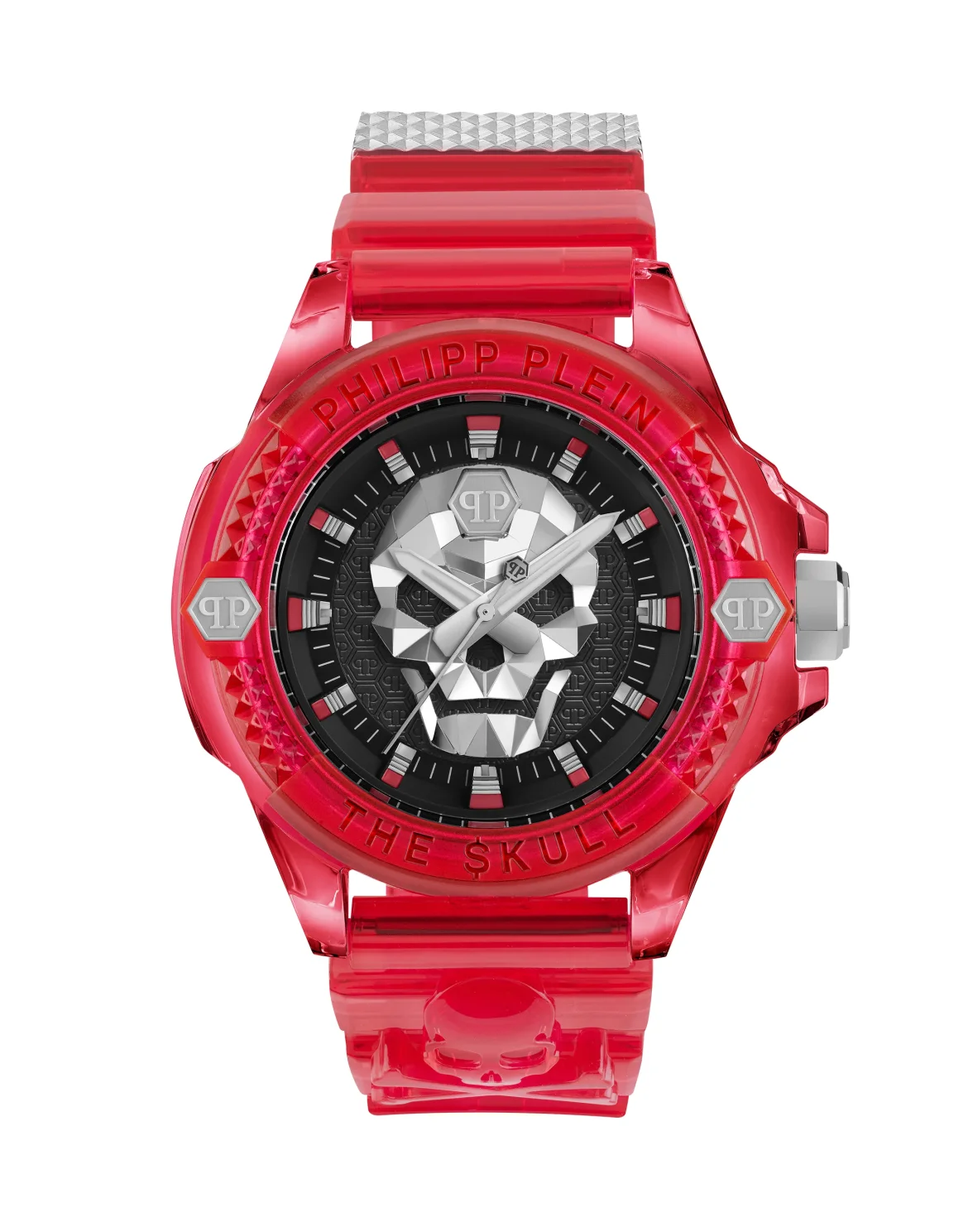 THE $KULL TECH EDIT WATCH, цвет: Красный